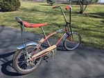 1969 Montgomery Wards Formula Original Survivor Flamboyant Red Muscle Bike. Fixed Price $1595.00.