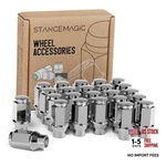 24PCS Bulge Lug Nuts - 1/2X20 Threads 1.75 Inch Length Et Chrome Silver. Fixed Price $52.17.