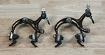 Pair Of Dia-compe Royal Gran 500 Recessed Brake Calipers Bronze. Fixed Price $109.99.