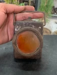 Vintage Old Indian Co. Sardar Regd No. 1 Iron Handheld Bicycle Lamp Collectible. Fixed Price $103.20.