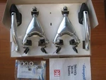 Last Gener. Campagnolo Record Delta 5 Pivot Take Off Brake Calipers W/nos Levers. Fixed Price $1695.00.