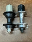 Vintage Road/mtn Free-hubs: 130MM, 32H Or 24H. Shimano, Aclass. $9 Each.. Fixed Price $8.00.
