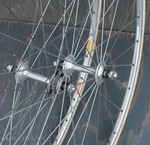 Vintage Campagnolo Record Pista Hub 700C Track Bike Wheels Fiamme Rims Bicycle. Fixed Price $808.00.