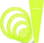 5 Pcs Acrylic Quilting Template Ruler 10 Inch Dresden For. Fixed Price $13.28.