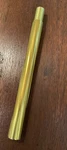 Vintage School Bmx Anodized Gold Fluted Twisted Seat Post, Pk Ripper. Fixed Price $85.00.