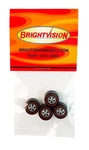4 Brightvision Redline Wheels Large Hong Kong Bearing Style - Chrome. Fixed Price $12.95.