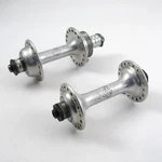 Campagnolo Nuovo Tipo 36H Low Flange Hub Set W/o Skewers, Bsc Thread 120MM, 1977. Fixed Price $54.00.
