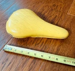 1979 Mongoose Motomag Yellow Bicycle Seat Saddle Messinger Bmx Survivor - Tears. Fixed Price $125.00.