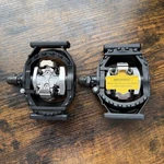 Shimano PD-M424 Bmx Clipless Spd Mtb Mountain Bike Pedals Nos Black Resin Cages. Fixed Price $99.99.