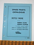 Vintage 1980S Tanaka QBM-23/23N (s. #A099000/D278226) Parts Catalog 21 Pg. Fixed Price $8.00.