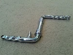 New Chrome Twisted Bicycle Crank 4 & 1/2" Beach Cruiser Lowrider Bikes. Fixed Price $58.99.