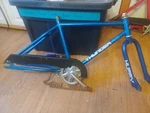 Rare Huffy Thunder 45 Vintage Bmx Frame And Fork 20 Old School. Fixed Price $150.00.