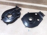 Yamaha Tri Moto YT125 Rear Chain Guard Covers Set 1980 1981 Nos #1 Arp Anx E7. Fixed Price $45.00.