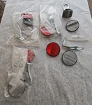 Vintage Cat Eye Reflector RR-250-WZ RR-290 Mounting Bracket Round New Sets +. Fixed Price $32.30.
