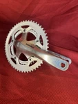 Vintage Shimano Double Crankset Bearing Bracket 172.5 53/39 Chainring Sg-x 10S. Fixed Price $125.00.