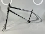 Vintage 1984 Hutch Pro Raider Bmx Racing Frame & Fork Set 20 Chrome Htf. Fixed Price $799.99.