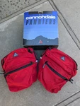 New Vintage 1992 Cannondale Overland Panniers Red Made Usa Nos W/box. Fixed Price $199.00.