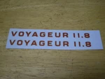 Schwinn Voyageur 11.8 Bicycle Water Transfer Chainguard Decal Set. Fixed Price $18.00.