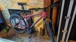 Red Specialized Rockhopper Bike, 26-INCH Tires. Fixed Price $350.00.
