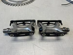 Vintage 80'S Suntour Cyclone Track Pedals PL-5300 9/16" Pista. Fixed Price $80.00.