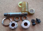 Vintage Used 1970'S Campagnolo Record Bottom Bracket, French, Complete. Fixed Price $65.00.