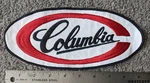 Vtg New Unused Large 9" Columbia Bicycle Logo Iron-on Jacket Patch Embroidered. Fixed Price $18.71.
