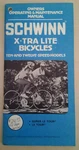 Vintage Schwinn X-tra Lite Bicycles Owners Manual 1979. Fixed Price $9.85.