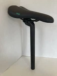 Mongoose Bike Seat Bmx Bicycle Saddle Black Green W/ Post Pole. Fixed Price $13.27.