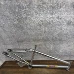 Vintage Gt Bmx Bike Frame Old School 4130 Crmo 1983 Usa Race 20IN Chrome 80S. Fixed Price $711.96.