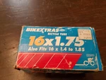 Bikextras 1995 Vintage 16"X 1.75" Bicycle Intertube Products Company. Fixed Price $10.00.
