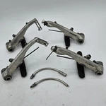 Vintage Shimano Deore V-brakes, Front & Rear, Silver BR-M600 (read Description). Fixed Price $49.99.