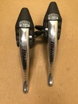 Campagnolo Record Titanium 9 Speed Ergopower Levers Shifters Italy. Fixed Price $199.99.