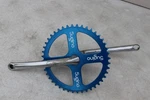 Vintage Sugino Blue 44T Chainring Sprocket Old School Bmx Used With Cranks. Fixed Price $66.97.