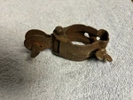 Antique 1890'S / 1900'S Circa Carbide Lamp, Bicycle Head Tube Mount Bracket. Fixed Price $95.00.