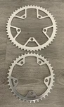 Campagnolo Victory Chain Rings (2) 53-42 Tooth 116 Bcd Silver 6, 7, 8 Speed. Fixed Price $38.00.