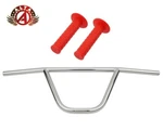 Alta Cw Pro Old School Classic Chrome Handlebar W/ Triangle Bmx Style Grips.. Fixed Price $37.98.