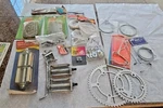 Vintage Lot Of Bicycle Bike Pedals Reflectors Wald Chains Cables Etc. Fixed Price $40.80.