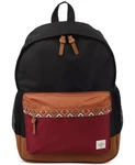 Sun + Stone Black Maroon Backpack Colorblock Canvas School Laptop Bookbag Riley. Fixed Price $28.88.