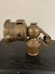 Brass Joseph Lucas King Of The Road Lion Bicycle Lamp. Fixed Price $150.00.