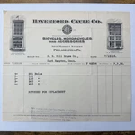1918 Haverford Co Philadelphia Pa Motorcycle Bicycle Invoice Billhead. Fixed Price $10.00.
