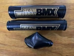 Bmx Racing Team Murray Pads Black & Gold / Tan School Vintage Nos. Fixed Price $29.99.
