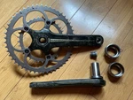 Campagnolo Record Ct Crankset 172.5 Ultra-torque 50/34 10 Speed -carbon. Fixed Price $180.00.