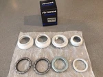 Old School Bmx Tioga Beartrap 2 Headset White 1" Threaded New Hutch Gt. Fixed Price $61.99.