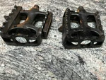 ! Vintage Old School Black Nylon Victor Pedals Atb Bmx VP-882 Decent Shape. Fixed Price $31.23.