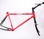 Vintage Schwinn Kom S7 Mos Frame/fork 19" Large Mtb Bike 26" Red W/ Bars Tange. Fixed Price $199.97.