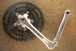 Vintage Nos New Stronglight Mountainbike Touring Triple Crankset Chainset. Fixed Price $107.31.