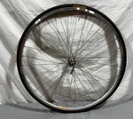 Matrix Aurora 32-SPOKE Silver Aluminum 700C Front Wheel Shimano RX100 Hub +tire. Fixed Price $59.95.