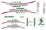 1985 Skyway - Streetbeat Green Decal Set. Fixed Price $44.95.