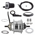 Sturmey Archer RXRC5 Cb 5SP Hub Kit 3/8" Bolt-on 32H Single Cog Brake Levers Sil. Fixed Price $215.09.