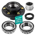 Lug Trailer Hub Kit 6X5.5 For 6000 Lb Axle W/ 25580 15123 Bearings. Fixed Price $52.59.